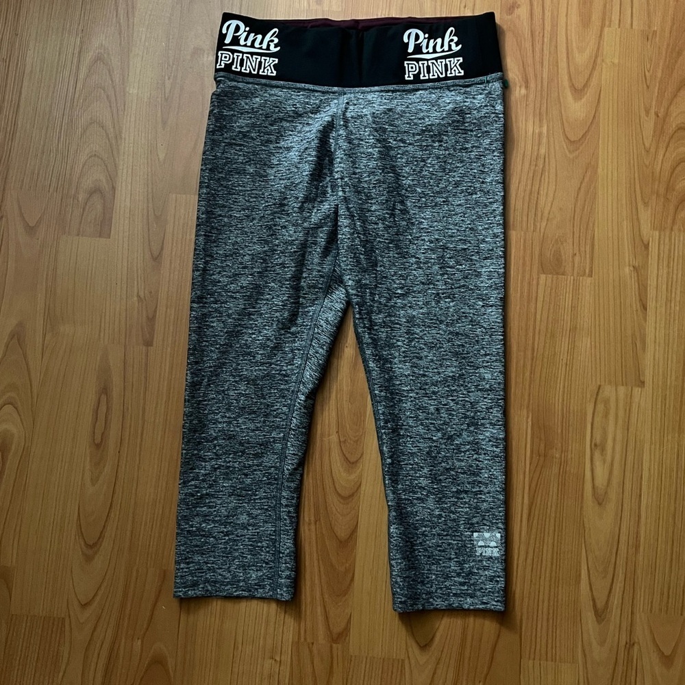 Pink Victoria Secret Yoga Leggings Gray Women’s Small Activewear
